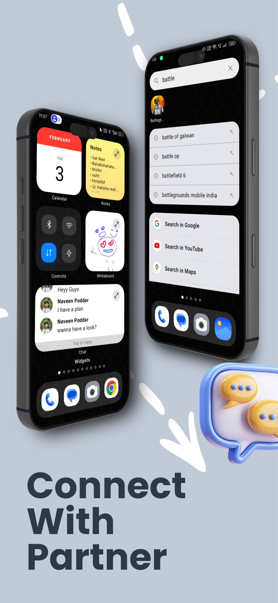 FOMO Launcher Widgets